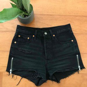 Levi's 501 High-Rise Zip Shorts
